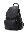 Шкіряний жіночий рюкзак Virginia Conti Italy - 03150_fblack