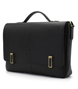 Чоловічий шкіряний портфель з клапаном та замками TARWA GA-7108-4lx