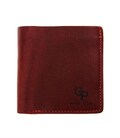 Портмоне Lettera з монетницею, бордове Grande Pelle 537161