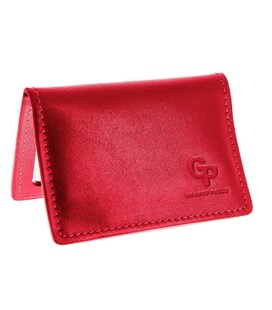 Шкіряна обкладинка на права ID паспорт, посвідчення Grande Pelle 211660 червона