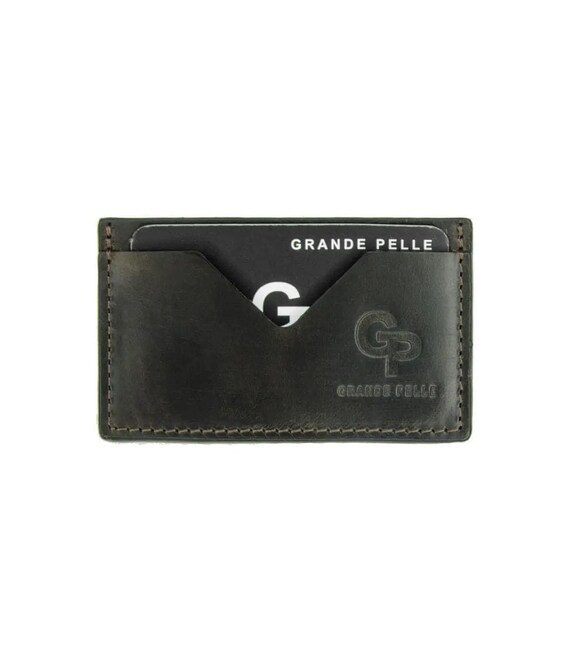 Кардхолдер Grande Pelle 300620 чорна шкіра Сицилія