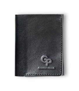 Жіночий невеликий шкіряний гаманець Grande Pelle 503610 чорний