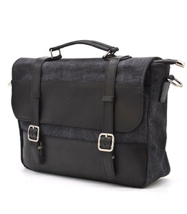 Чоловічий портфель з канвас та шкіри наппа TARWA RAg-3920-3md