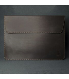 Шкіряний чохол для MacBook 13", шкіра Crazy Horse шоколад