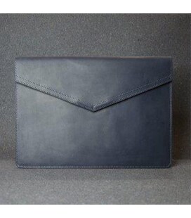 Шкіряний чохол для MacBook 12 ' шкіра Crazy Hors, синій