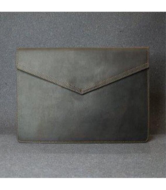Шкіряний чохол для MacBook 12 ' шщкіра Crazy Horse, шоколад