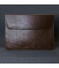 Шкіряний чохол для MacBook 13', коньяк