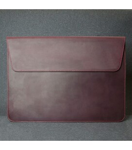 Шкіряний чохол для MacBook 13 ' шкіра Crazy Horse, бордо