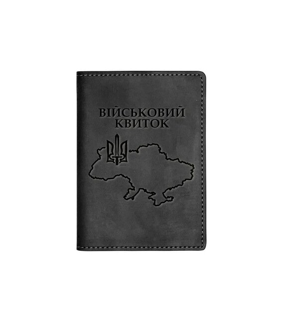 Обкладинка для військового квитка Кордон 100% шкіра Grande Pelle 257110UA