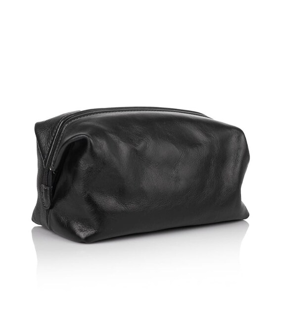 Великий чоловічий несесер, чорний колір, Firenze HB0910blc