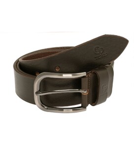 Шкіряний ремінь Casual, шоколад 40 мм Grande Pelle 411011200