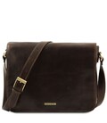 Чоловічий шкіряний месенджер Tuscany Leather Messenger Double TL90475