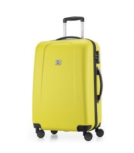 Чемодан Wedding средний M желтый фото, картинка, изображение