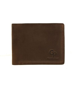 Портмоне чоловіче шкіряне Onda коричневе Grande Pelle 507120