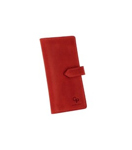 Портмоне червоне з хлястиком Grande Pelle 523160