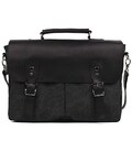 Чоловіча сумка портфель з canvas і кінської шкіри TARWA RAG-3960-3md