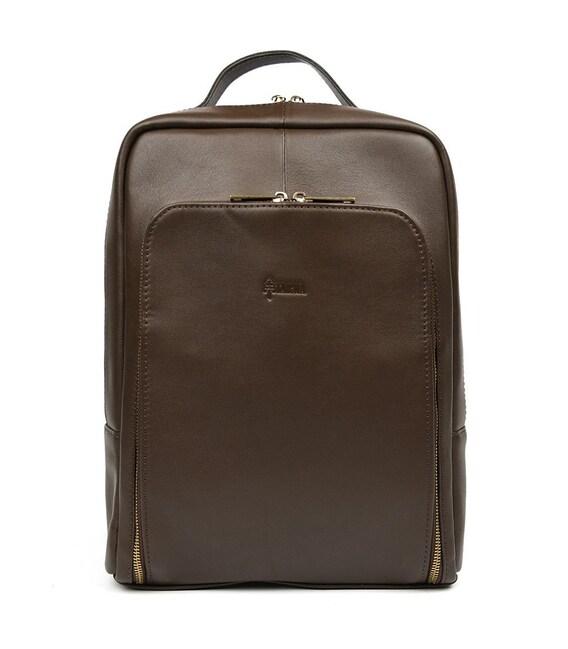 Діловий шкіряний рюкзак для ноутбука 14" GC-1239-4lx TARWA