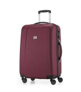Чемодан Wedding средний M бордовый
