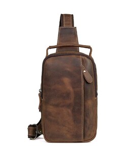 Модний рюкзак JD4009B на моношлейке з натуральної шкіри Crazy Horse