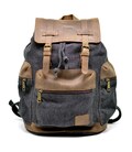 TARWA RG-0010-4lx - міський рюкзак з кінської шкіри і канвас