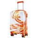 Чемодан Semi Line 20" (S) White/Orange Print (T5655-1) фото