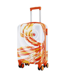 Чемодан Semi Line 20" (S) White/Orange Print (T5655-1) фото