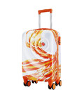Чемодан Semi Line 20" (S) White/Orange Print (T5655-1)