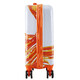 Валіза Semi Line 20" (S) White/Orange Print (T5655-1) - фото