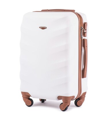 Чемодан Wings 402 маленький S белый фото, картинка, изображение