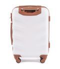 Чемодан Wings 402 маленький S белый фото, картинка, изображение