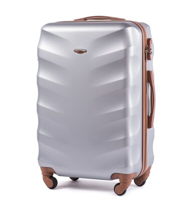 Валіза Wings 402 середня M срібна картинка, зображення, фото