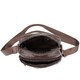 Шкіряний компактний чоловічий месенджер коричневий Tiding Bag M56-0080C - фото