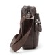 Шкіряний компактний чоловічий месенджер коричневий Tiding Bag M56-0080C - фото