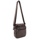 Шкіряний компактний чоловічий месенджер коричневий Tiding Bag M56-0080C - фото