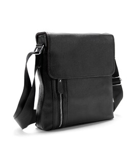 Месенджер чорний з клапаном Tiding Bag M56-17195A