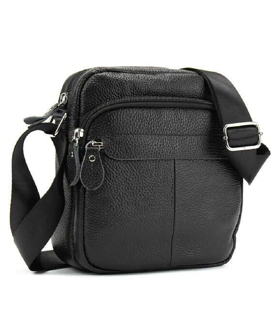 Шкіряний невеликий месенджер Tiding Bag M56-0082A - фото