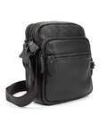 Шкіряний невеликий месенджер на два відділи Tiding Bag M56-2004A
