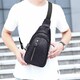 Сумка на одну шлейку чорна Tiding Bag FL-A25F-5055A - фото
