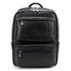 Мужской кожаный рюкзак черный Tiding Bag A25F-210727A фото