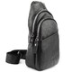 Шкіряна сумка слінг чорна Tiding Bag M56-2552A - фото