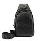 Шкіряна сумка слінг чорна Tiding Bag M56-2552A - фото