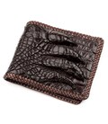 Портмоне CROCODILE LEATHER 18229 из натуральной кожи крокодила Коричневый