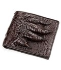 Портмоне CROCODILE LEATHER 18196 из натуральной кожи крокодила Коричневое