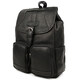 Міський шкіряний рюкзак HILL BURRY HB4066A чорний фото
