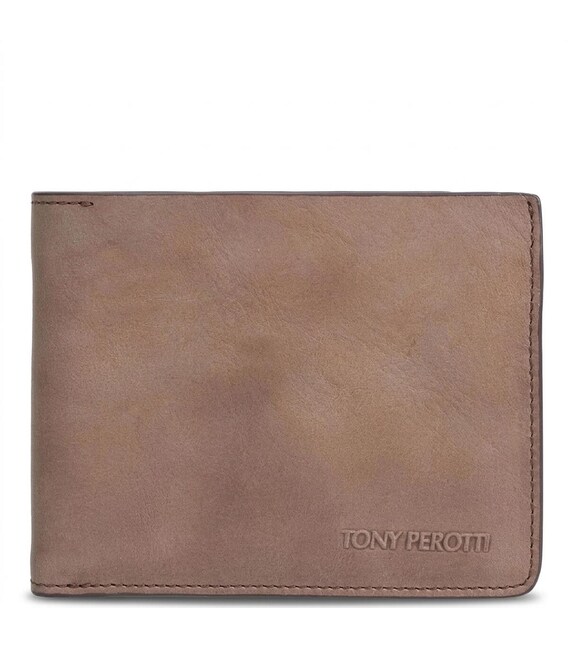 Горизонтальное портмоне Tony Perotti из натуральной кожи Metropolis 3559 (90043) Camel фото
