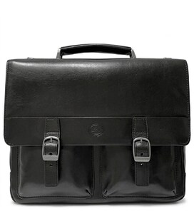 Мужской портфель из натуральной кожи Tony Perotti Italico 9276G-35 (90416) Черный фото