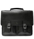 Мужской портфель из натуральной кожи Tony Perotti Italico 9276G-35 (90416) Черный