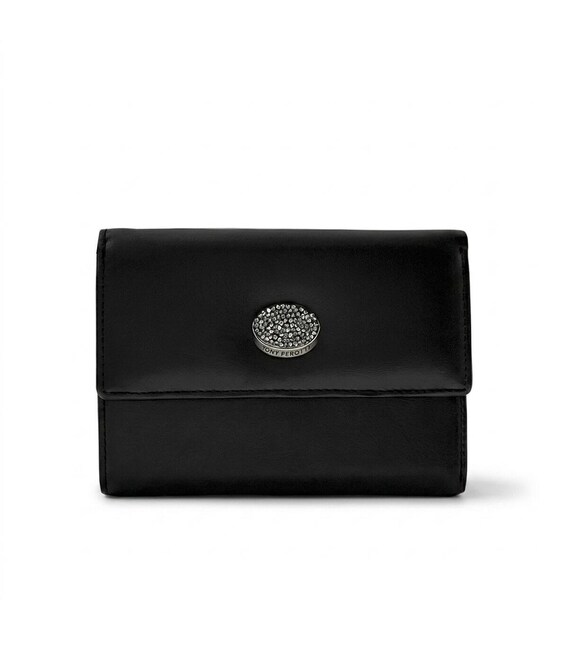 Женский кошелек Tony Perotti Swarovski 500N nero (90017) Черный фото
