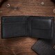 Мужское портмоне Tony Perotti из натуральной кожи Cortina 5051 nero (90115) Черное фото