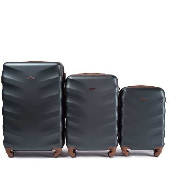 Набір Валіз Wings 402 3 в 1 зелений картинка, зображення, фото